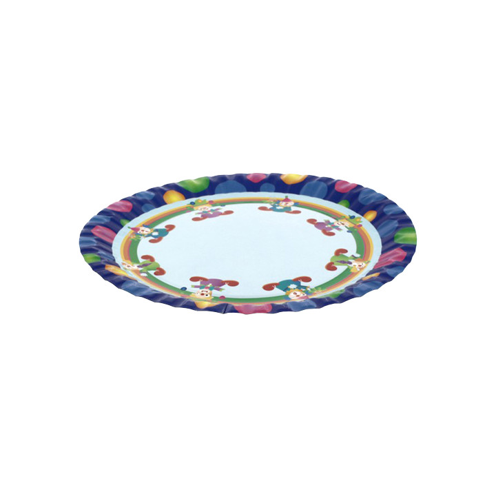 Paper Plate Clown Design 23cm (504 Units)