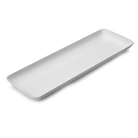 Plastic Tasting Tray PS White 6x19 cm 