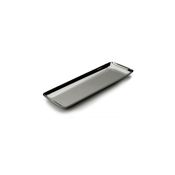 Plastic Tasting Tray PS Silver 6x19 cm 
