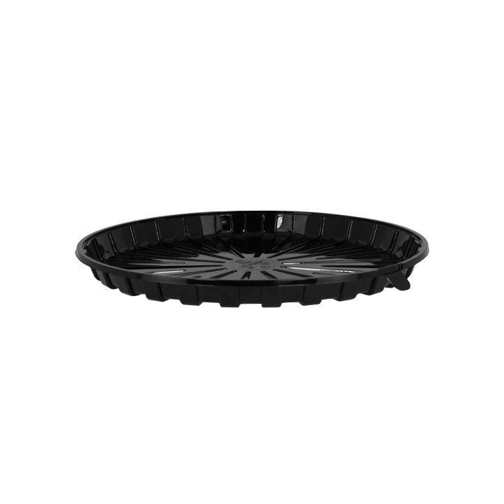 Cake Container APET Black Ø31cm (90 Units)