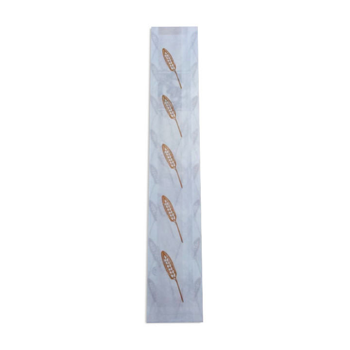 Paper Food Bag "Espigas" 9+3x51cm (125 Units) 