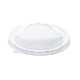 Plastic Dome Lid rPET Crystal Ø17x3cm (300 Units)  