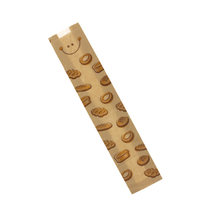 Paper Food Bag "Panes" 9+5x50cm (1000 Units)
