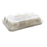 Sugar Cane Tray with Lid 46x30x11cm (5 Units) 