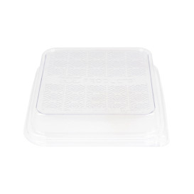 PLA Lid for Sugarcane Food Container 18,5x18,5cm (300 Units)