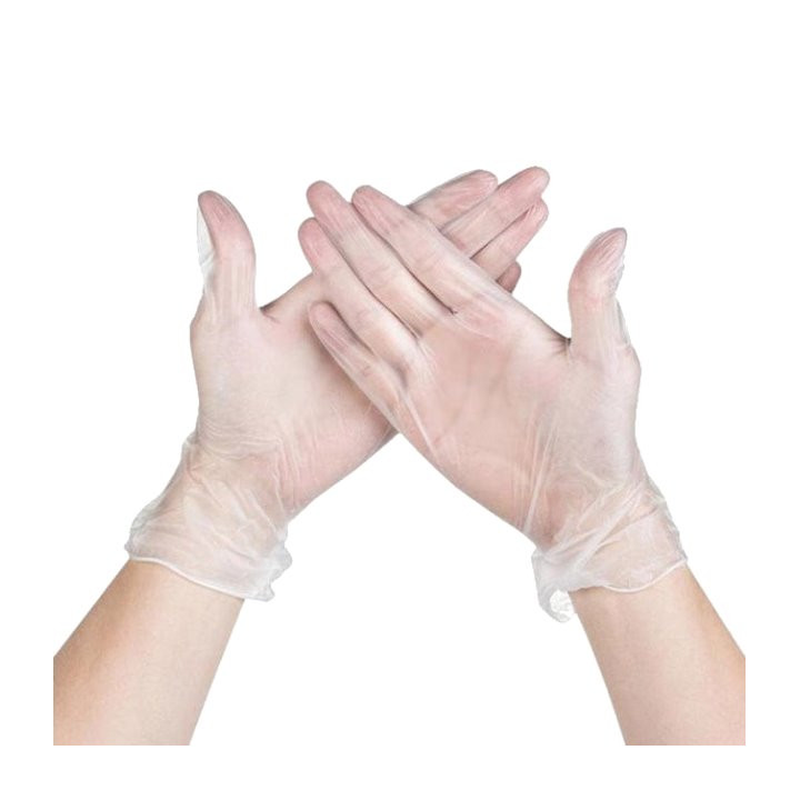 Vinyl Gloves Clear Size M (1000 Units)