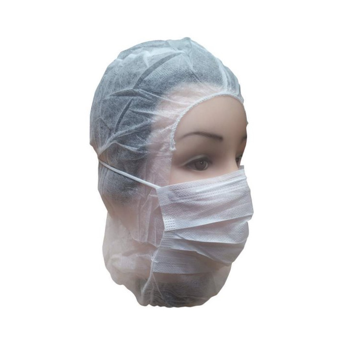 Disposable Surgeon Hood PP White (500 Units)