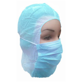 Disposable Surgeon Hood PP Blue (50 Units)