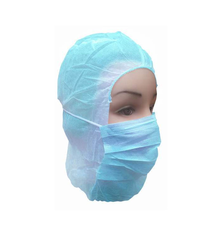 Disposable Surgeon Hood PP Blue (50 Units)