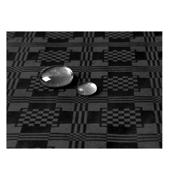Tablecloth Roll Waterproof Black 1,2x5m (10 Units)