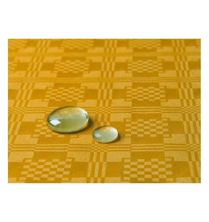 Tablecloth Roll Waterproof Yellow 1,2x5m (10 Units)