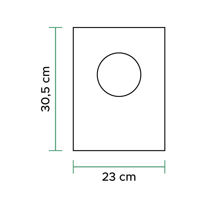Plastic Bag 100% Biodegradable 23x30,5cm (2.000 Units)