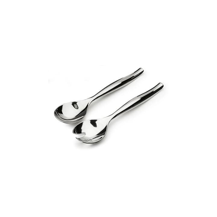 Plastic Spoon and Fork PS Salad Silver 