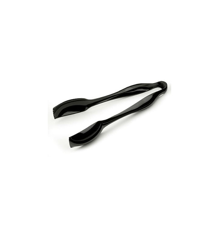 Plastic Salad Tongs PS Black 27cm 