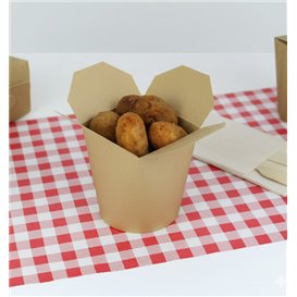 Paper Take-Out Container 100% ECO Kraft 16Oz/480ml (500 Units)