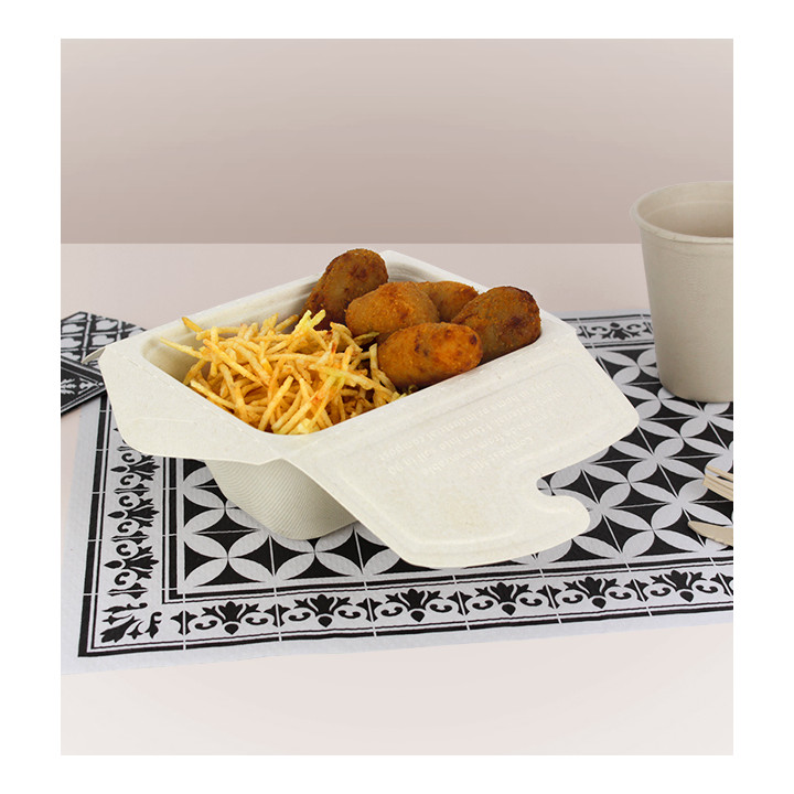 Package Sugarcane MenuBox 17x13x7cm 750ml. (200 Units)