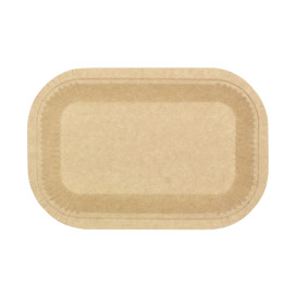 Paper Tray Greaseproof Shape Kraft 15x23cm 245g/m² (750 Units) 