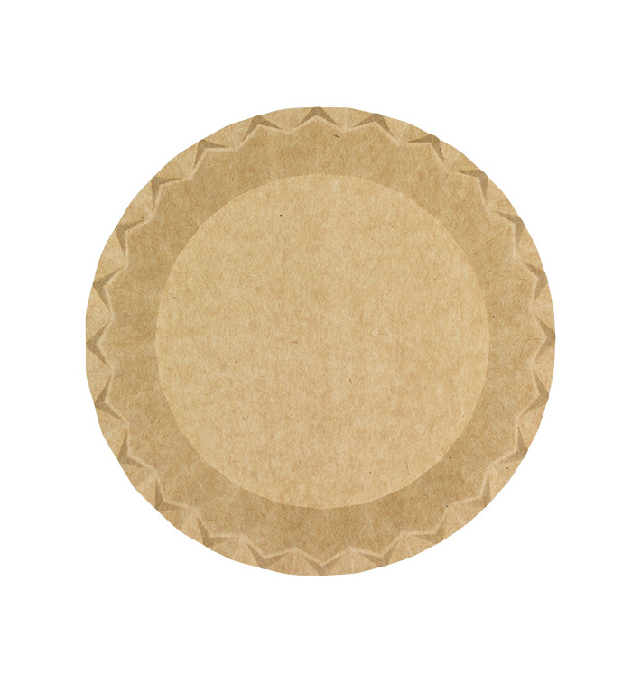 Kraft Paper Plate “Flower” Ø18cm 225g/m² (600 Units)