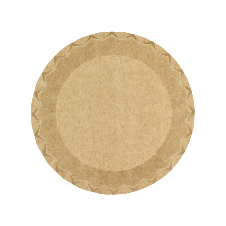 Kraft Paper Plate “Flower” Ø18cm 225g/m² (600 Units)