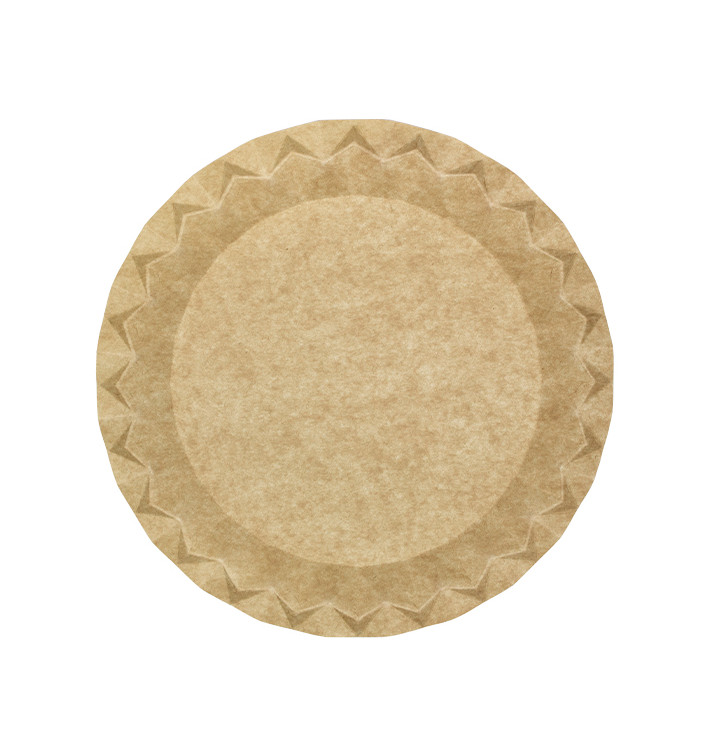 Kraft Paper Plate “Flower” Ø23cm 245g/m² (600 Units)