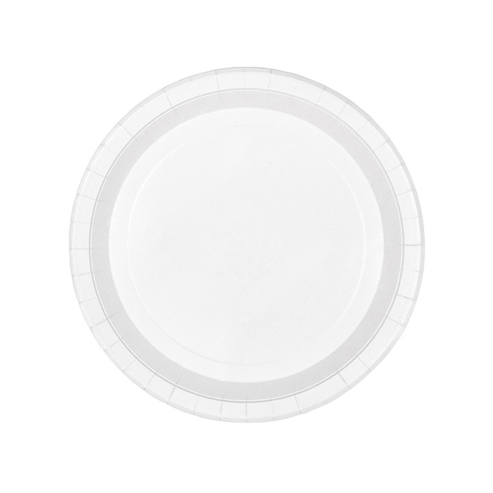 Paper Plate Round White Ø26cm 200g/m² (50 Units) 
