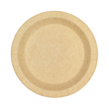 Paper Plate Round Greaseproof Shape Kraft Ø18cm 245g/m² (50 Units) 