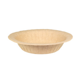 Kraft colour paper plates, simple and natural