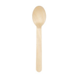 Disposable Wooden Spoon 16cm (25 Units) 