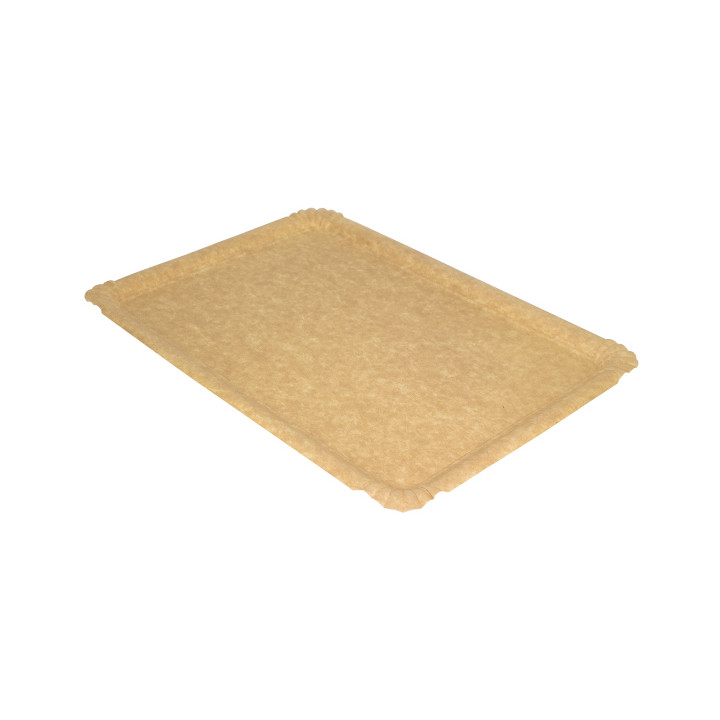 Paper Tray Kraft "Flower" 25x34cm 390g/m² (750 Units)