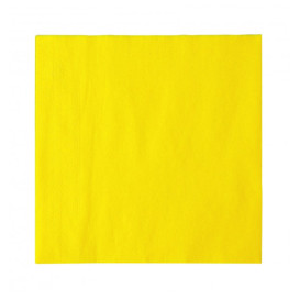 Paper Napkin Double Point Yellow 2C 33x33cm (50 Units) 