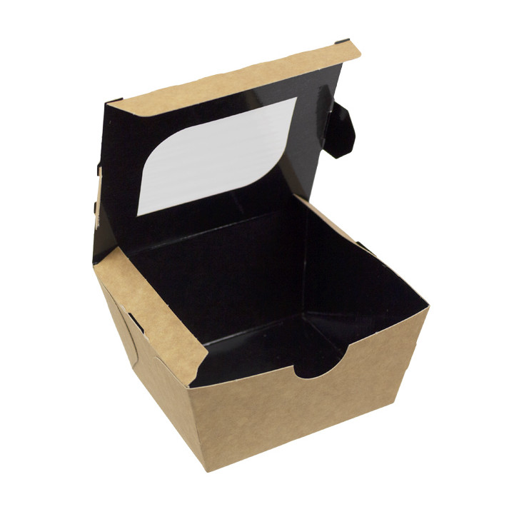 Paper Take-out Container "Premium" 11x10x5,5cm 400ml (500 Units)