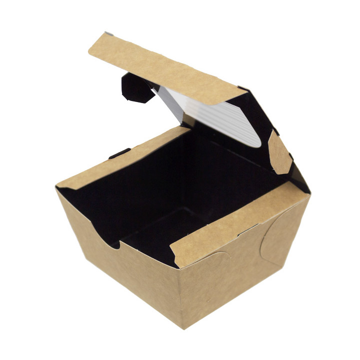 Paper Take-out Container "Premium" 11x10x5,5cm 400ml (500 Units)
