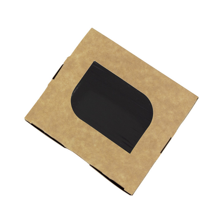 Paper Take-out Container "Premium" 11x10x5,5cm 400ml (500 Units)