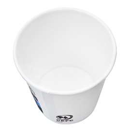 Paper Cup White 4 Oz/120ml Ø6,2cm (2000 Units)