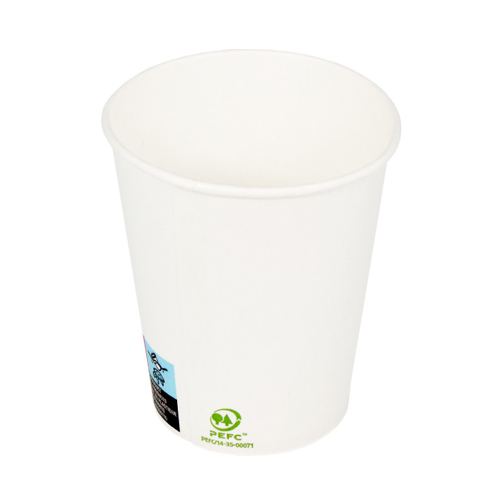 Paper Cup White 6Oz/180ml Ø7,0cm (100 Units)  