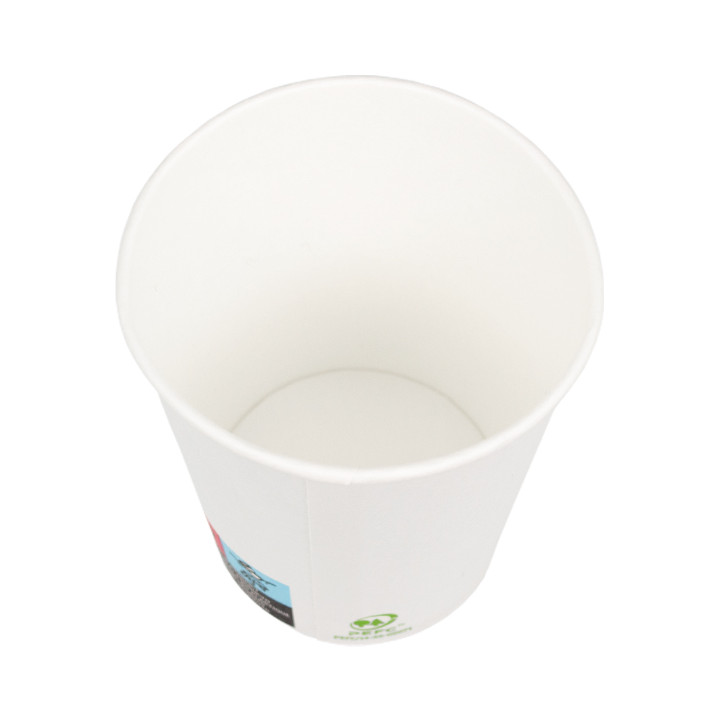 Paper Cup White 6Oz/180ml Ø7,0cm (100 Units)  