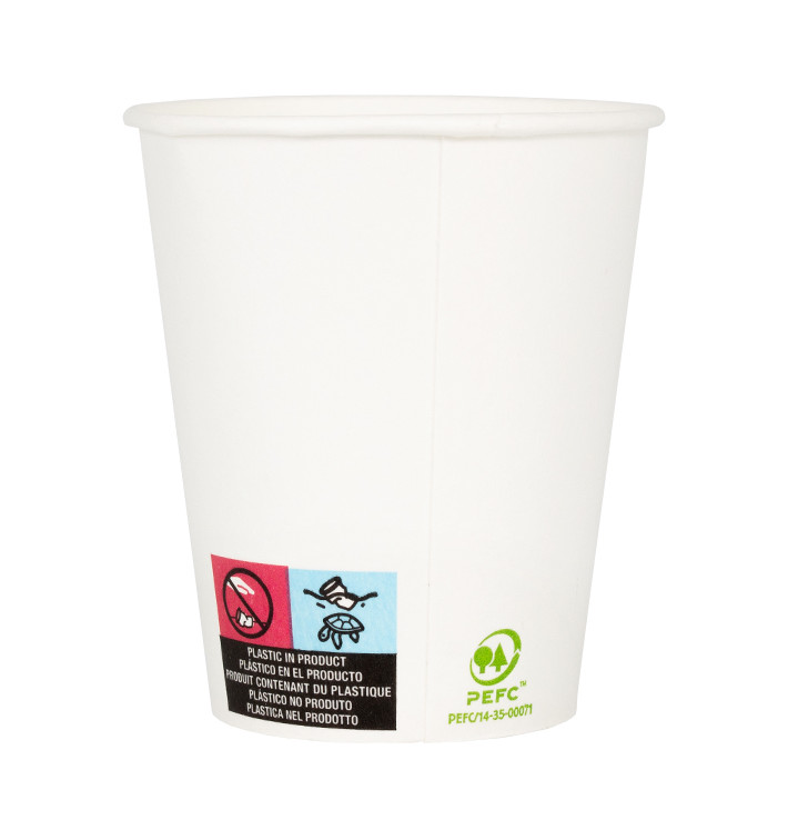 Paper Cup White 6Oz/180ml Ø7,0cm (3000 Units)