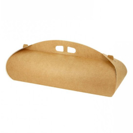 Kraft Paper Swiss Roll Cake Box 28x8x9cm (100 Units)