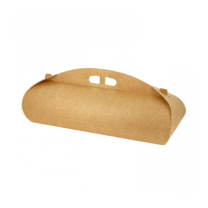 Kraft Paper Swiss Roll Cake Box 28x8x9cm (100 Units)