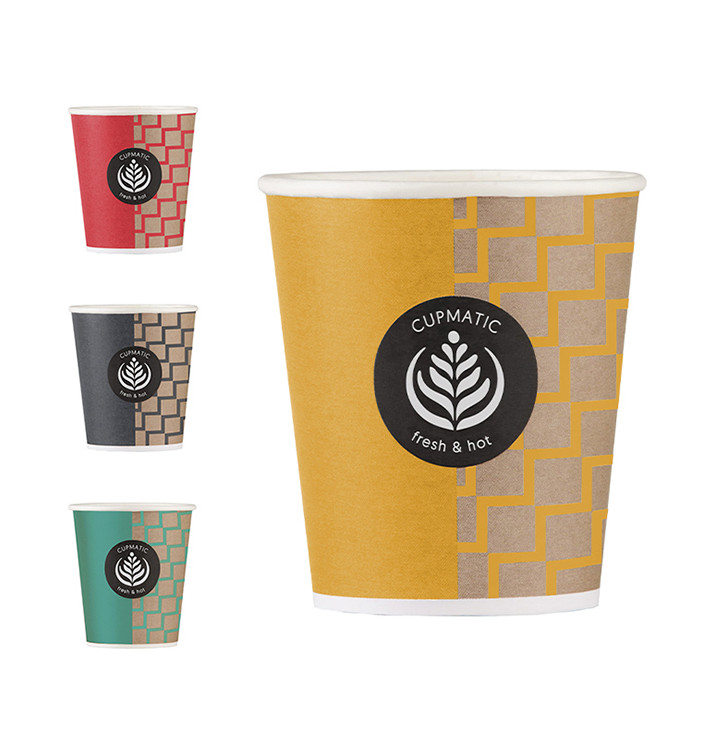 Paper Cup "Cupmatic" 6 Oz/192ml Ø7,0cm (100 Units)  
