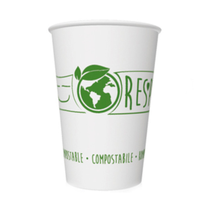 Paper Cup "Bio" White 7Oz/220ml (50 Units)