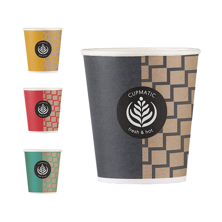 Paper Cup "Cupmatic" 8 Oz/210ml Ø7,0cm (100 Units)  