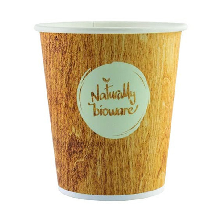 Paper Cup PLA "BioWare" Vending Eco-Friendly-Friendly 8 Oz/240ml Ø7,0cm (2.500 Units)