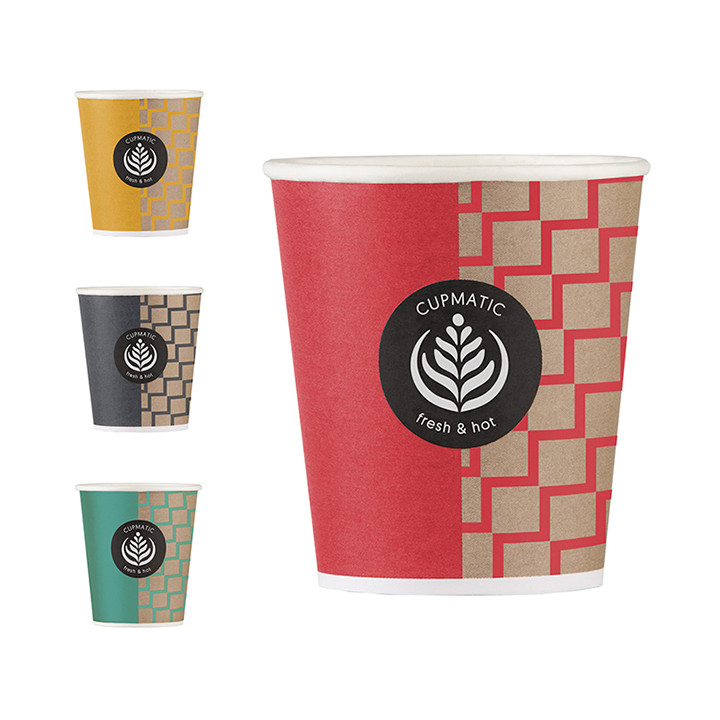 Paper Cup "Cupmatic" 9 Oz/280ml Ø8,0cm (1000 Units)