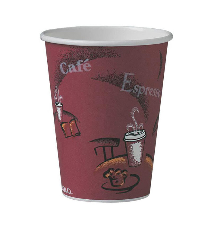 Paper Cup "Bistro" 12 Oz/360ml Ø8,9cm (50 Units) 