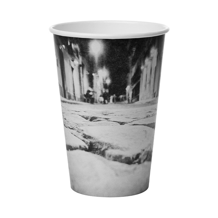 Paper Cup "Parisian" 16 Oz/500ml Ø8,9cm (50 Units) 