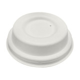 Lid of Moulded Cellulose Fibre White Ø6,2cm (50 Units)