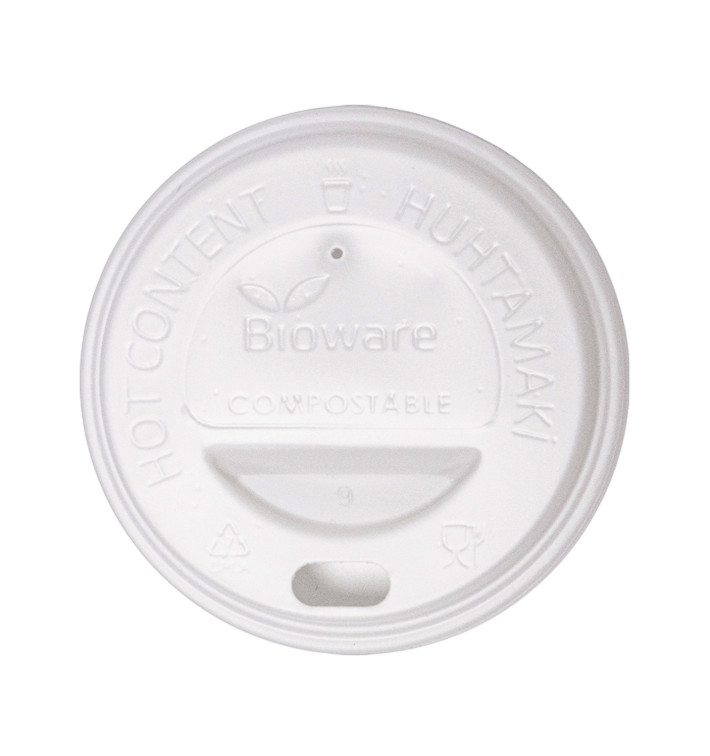 Lid for Paper Cup Hole White 4Oz/120ml Ø6,2cm (100 Units)  