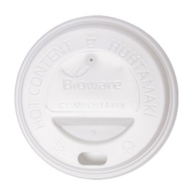 Lid for Paper Cup Hole White 4Oz/120ml Ø6,2cm (1000 Units)