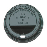 Lid for Paper Cup Hole Black 12,16 and 20 Oz Ø8,9cm (100 Units)